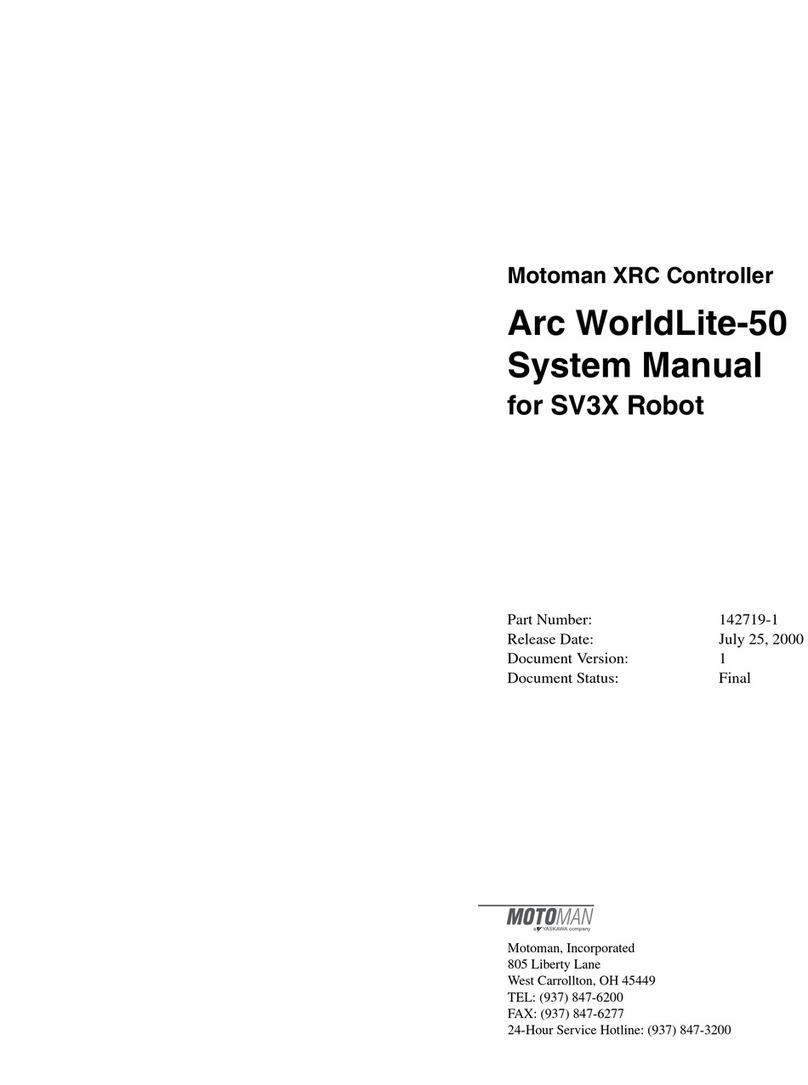 YASKAWA Motoman WorldLite-50 System manual