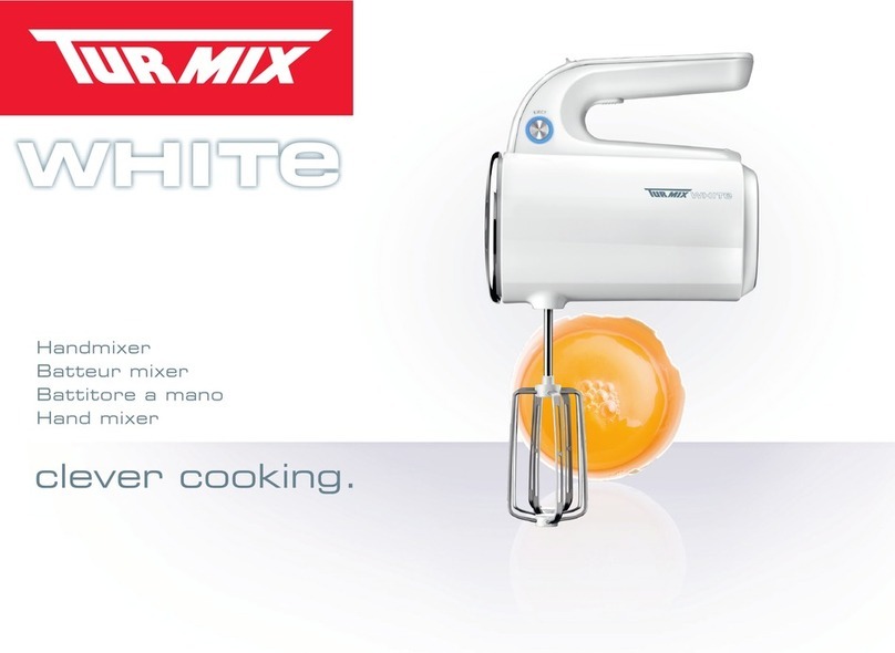 TUR MIX White Handmixer quick start guide