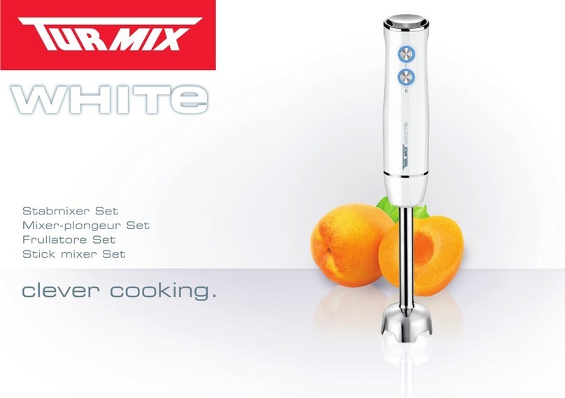 TUR MIX White Stabmixer Set User manual