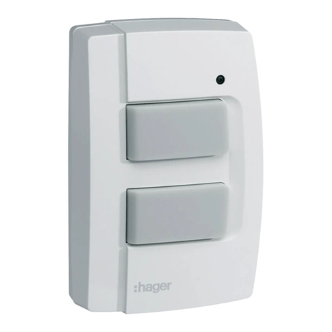 hager IP 55 TRE301 User instructions