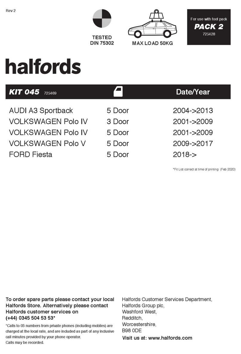 Halfords KIT 045 manual