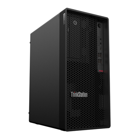 Lenovo ThinkStation P340 Setup guide