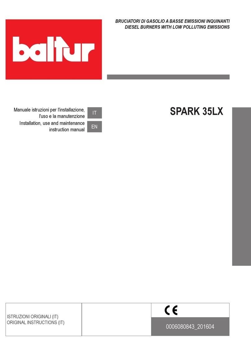 baltur SPARK 35LX Quick start guide