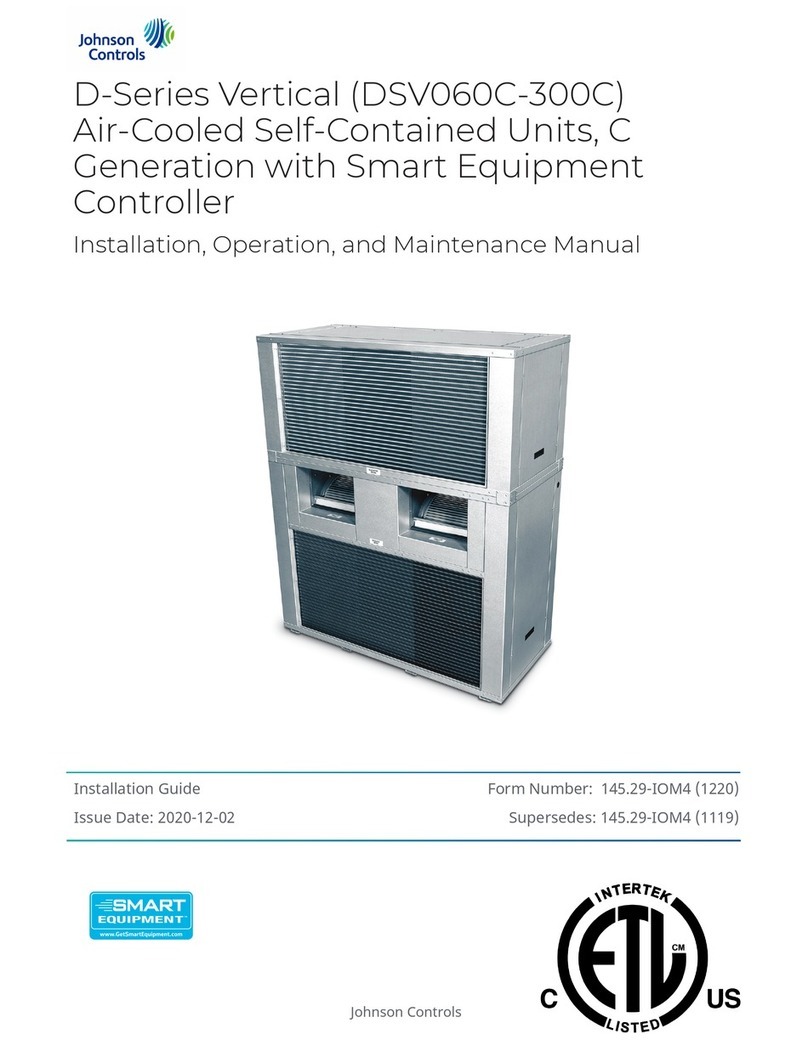 Johnson Controls D Series User manual