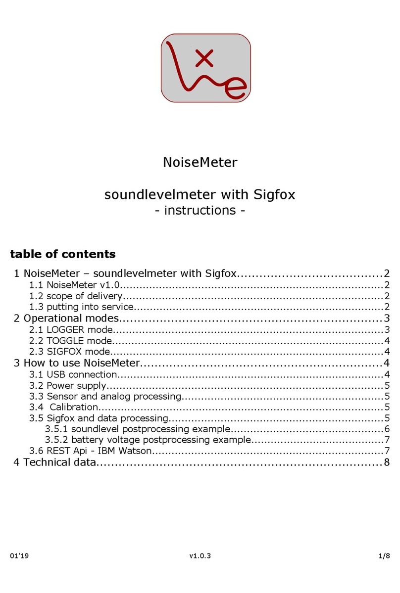 LXE NoiseMeter instructions