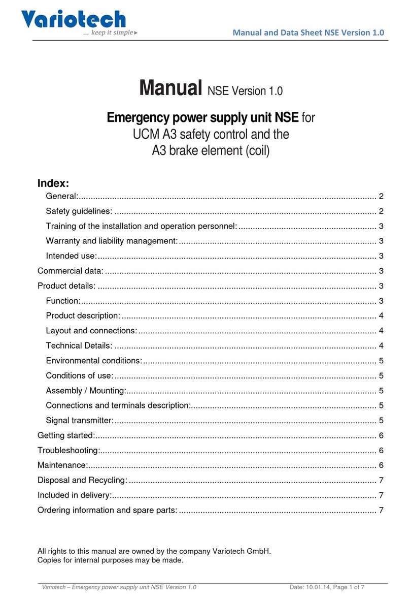 Variotech NSE User manual