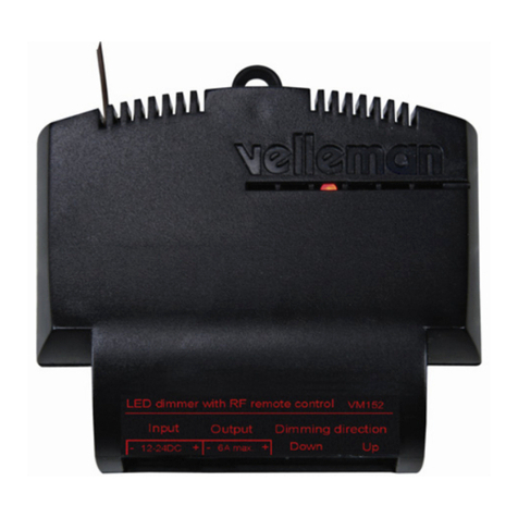 Velleman VM152 User manual
