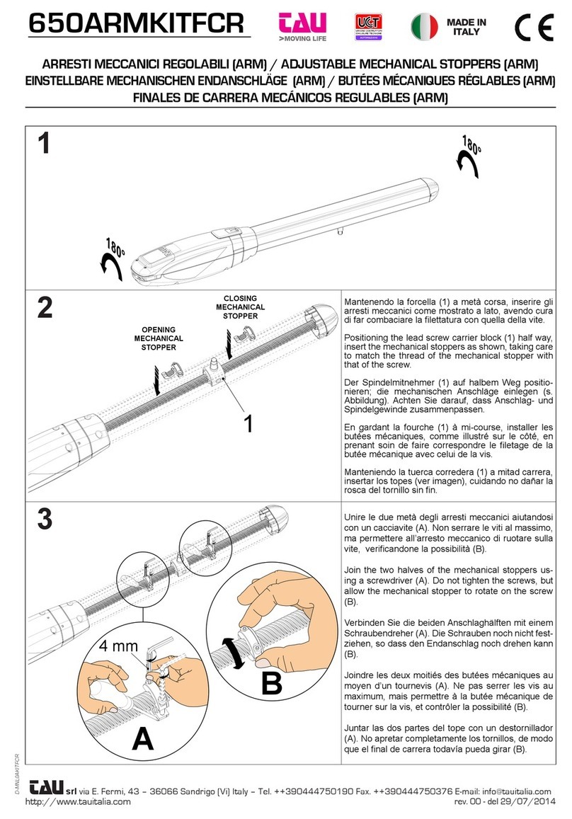 tau 650ARMKITFCR quick start guide tau 650ARMKITFCR quick start guide