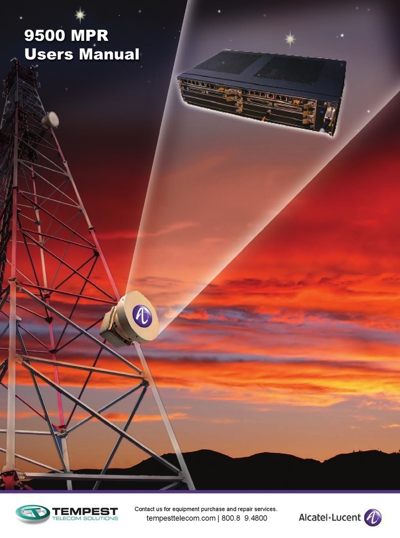 Alcatel-Lucent 9500 MPR user manual