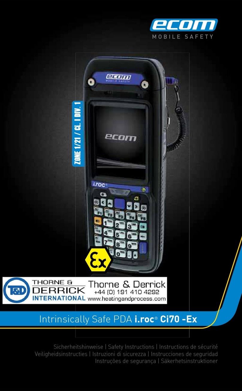 Ecom i.roc Ci70-Ex User manual