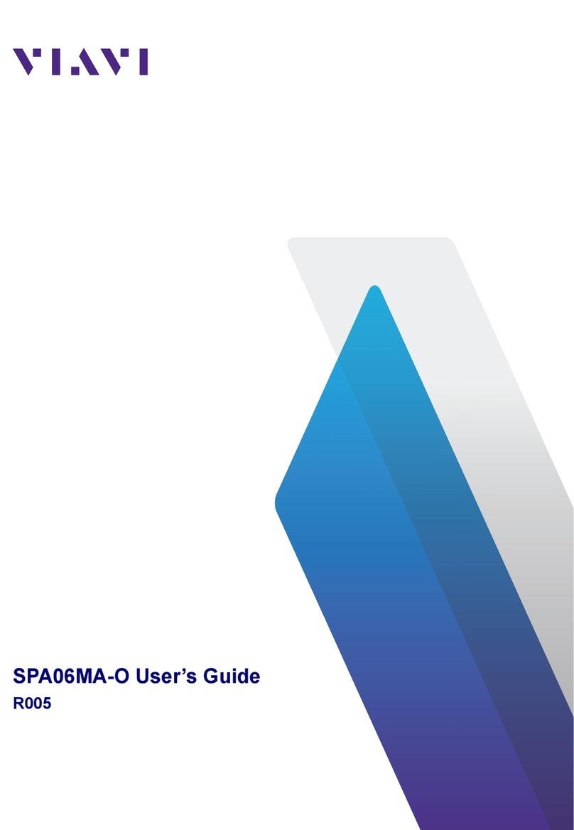 Viavi SPA06MA-O R005 User manual