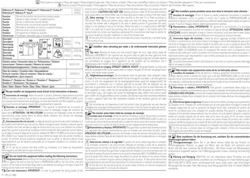 GODONNIER 047624 User manual