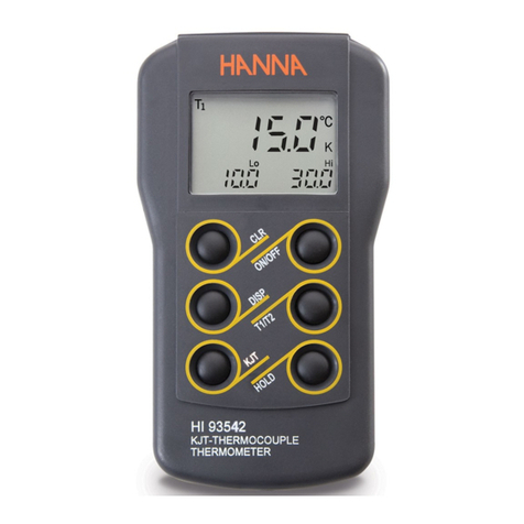 Hanna Instruments HI 93551 User manual
