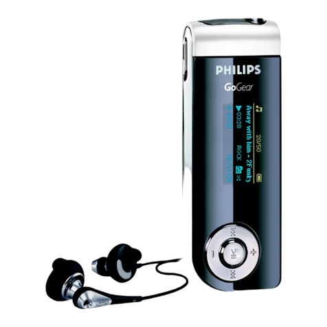 Philips GoGear SA170/93 user manual