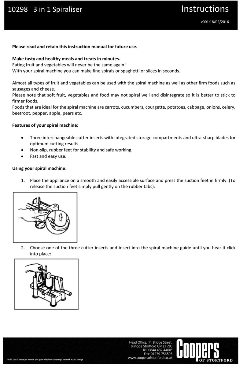 Coopers of Stortford 10298 instructions