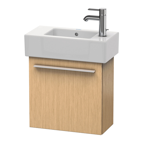 DURAVIT X-Large XL 1128 L Mounting instructions