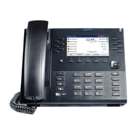 Sunwire Mitel 6869 quick start guide