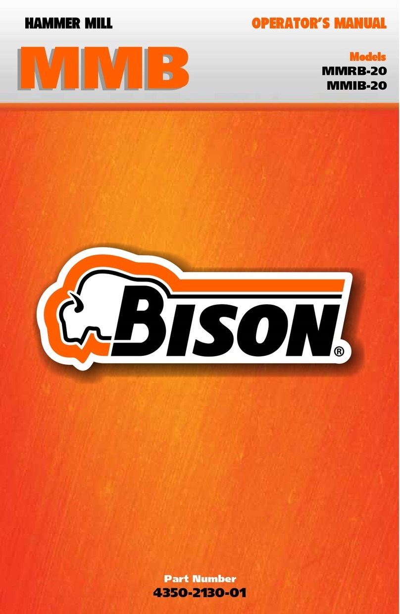 Bison MMRB-20 Operator's manual