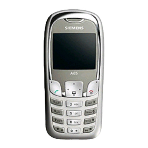 Siemens A65 User manual Siemens A65 User manual