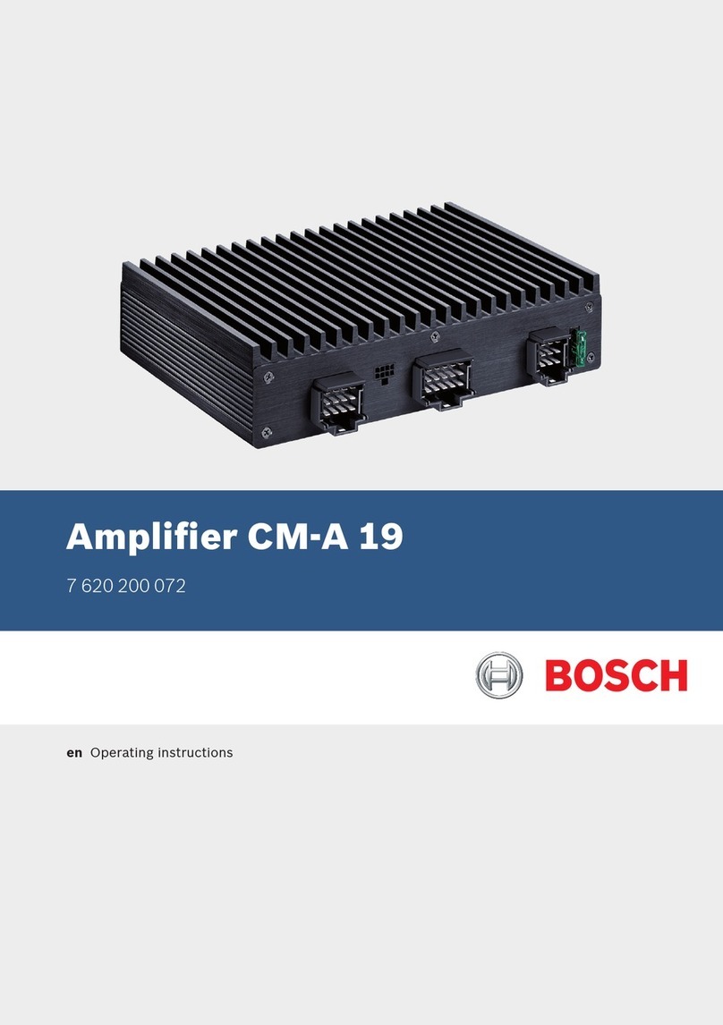 Bosch CM-A 19 User manual