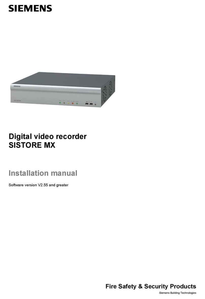 Siemens SISTORE MX User manual