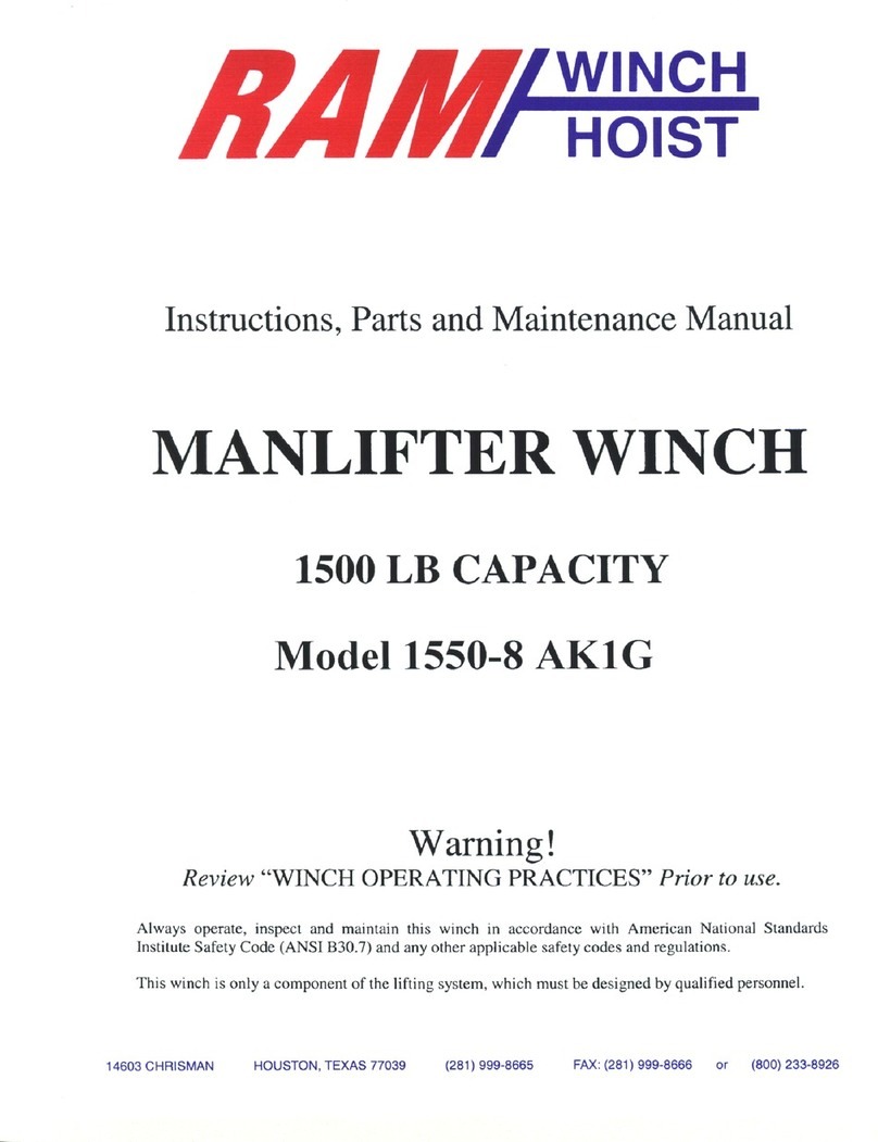 RAM 1550-8 AK1G Instructions, parts and maintenance manual