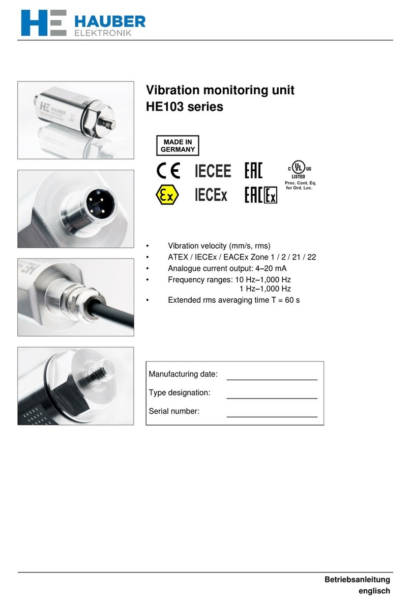 Hauber HE103 Series User manual