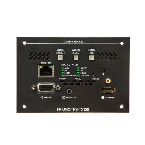 Lightware UMX-TPS-TX120 user manual