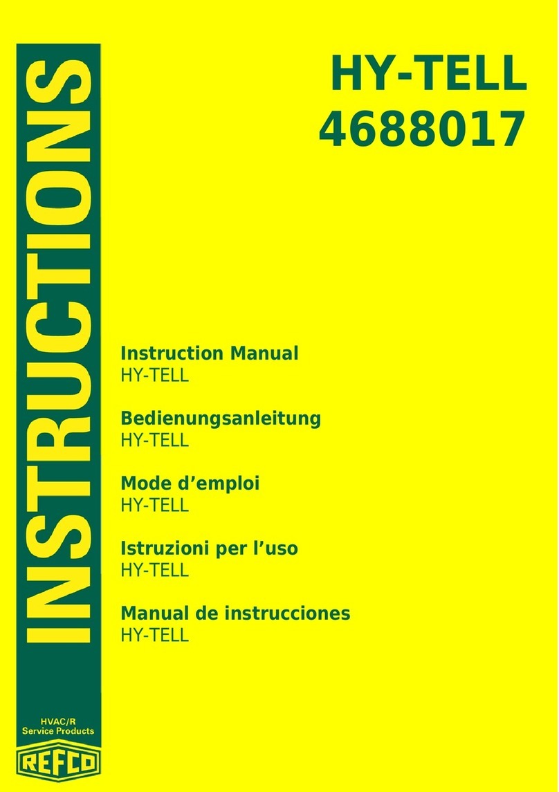 Refco HY-TELL instruction manual