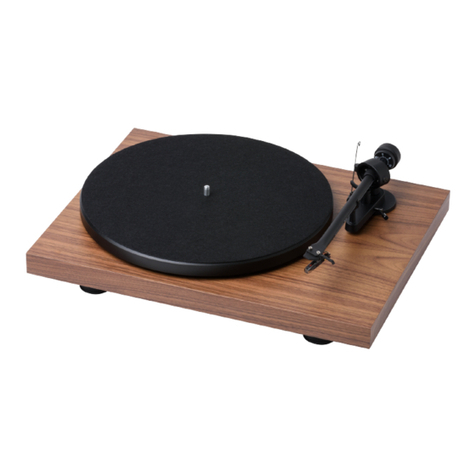 Pro-Ject Audio Systems Debut RecordMaster II User manual