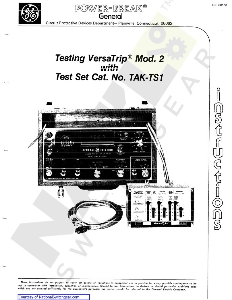 GE POWER-BREAK TAK-TS1 User manual