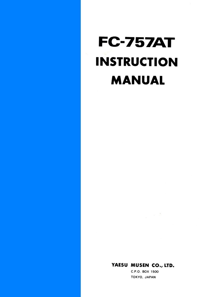 Yaesu FC-757AT User manual