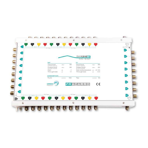 Fracarro SWI1308TS User manual
