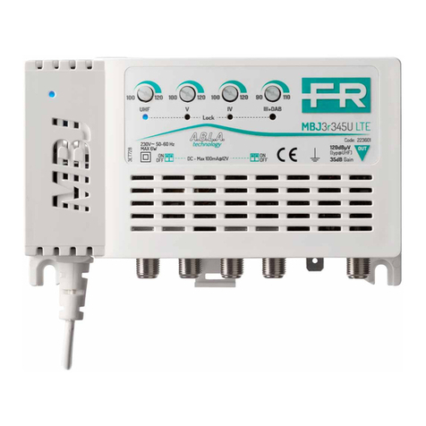 Fracarro MBJ EVO LTE Series User manual Fracarro MBJ EVO LTE Series User manual