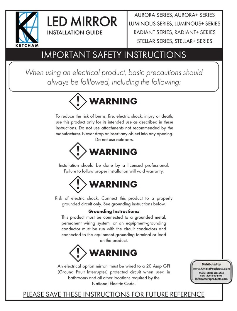 KETCHAM AURORA Series installation guide