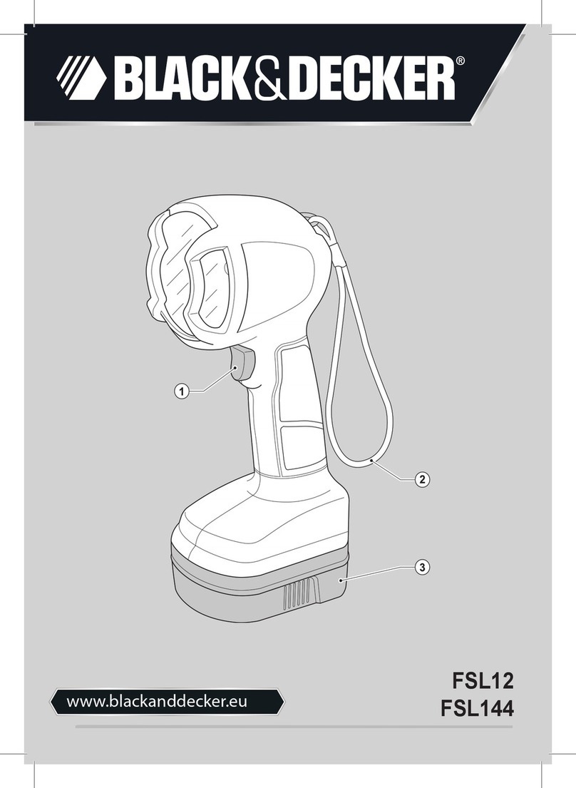 Black & Decker FSL12 User manual