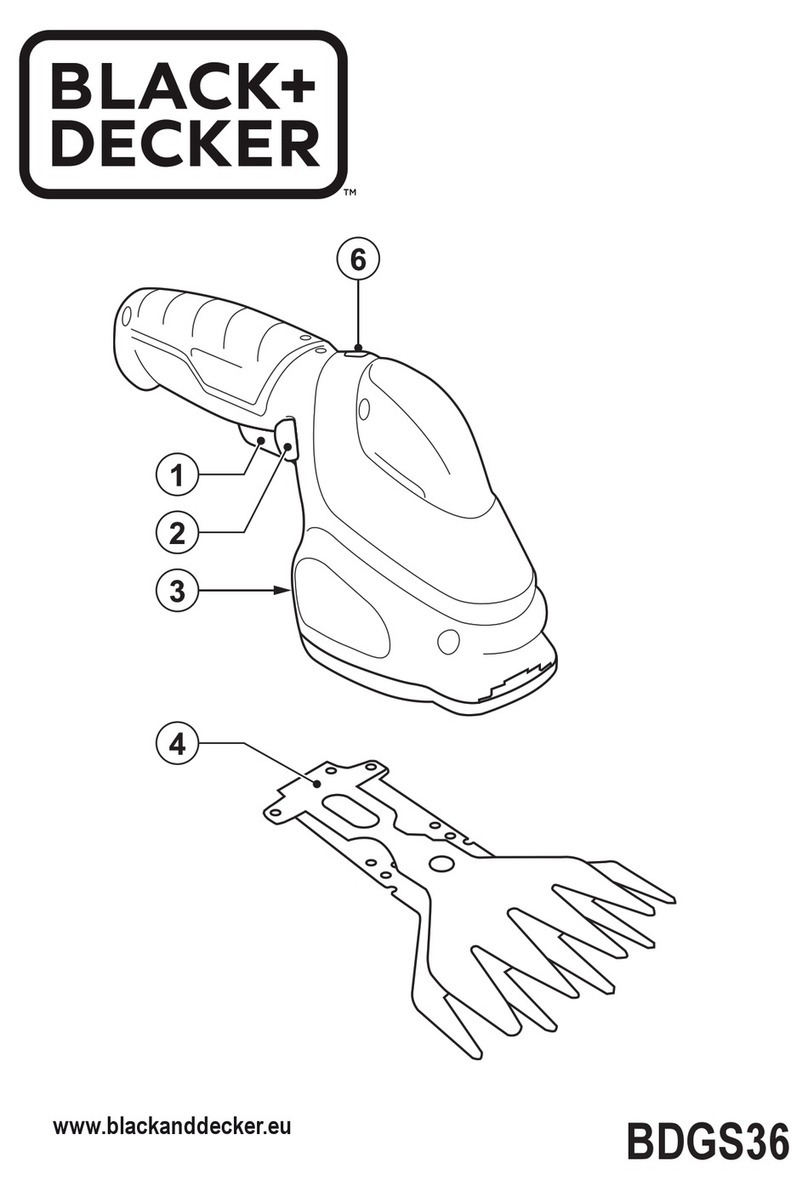 BLACK DECKER BDGS36 Original instructions