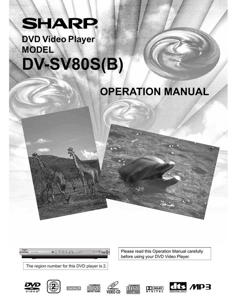 Sharp DV-SV80S User manual Sharp DV-SV80S User manual