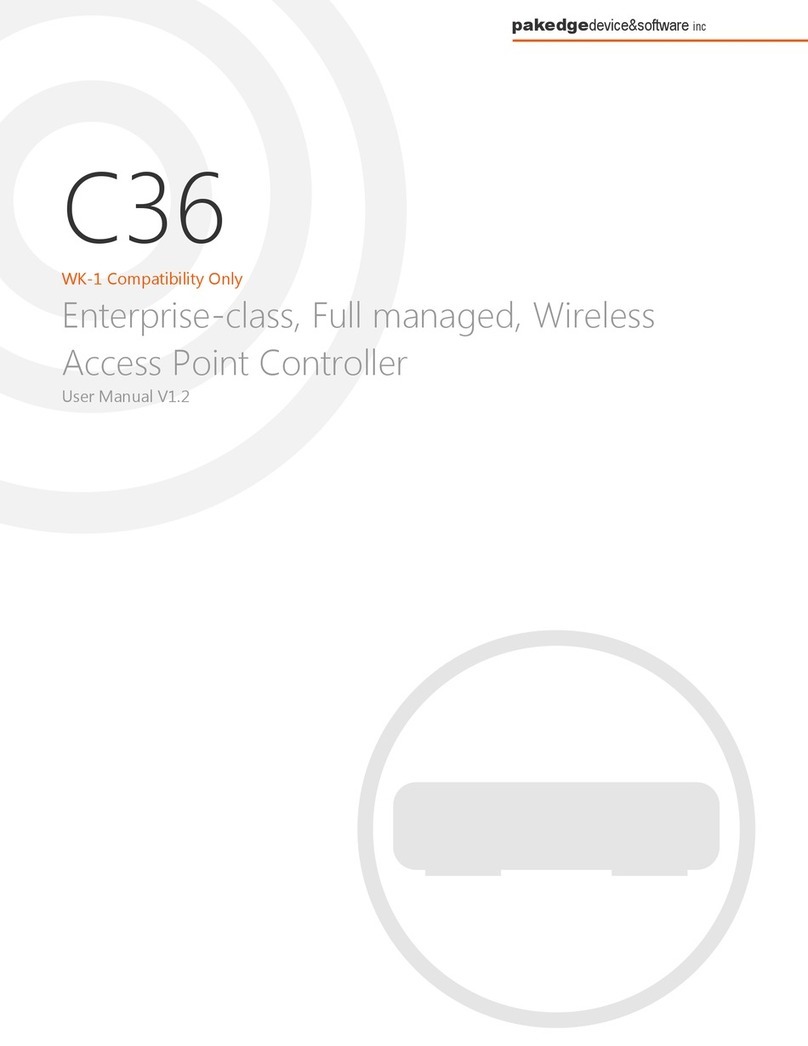 Pakedge Device & Software C36-07 user manual