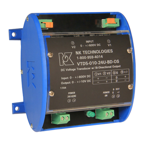 NK VTD-BD Series instructions