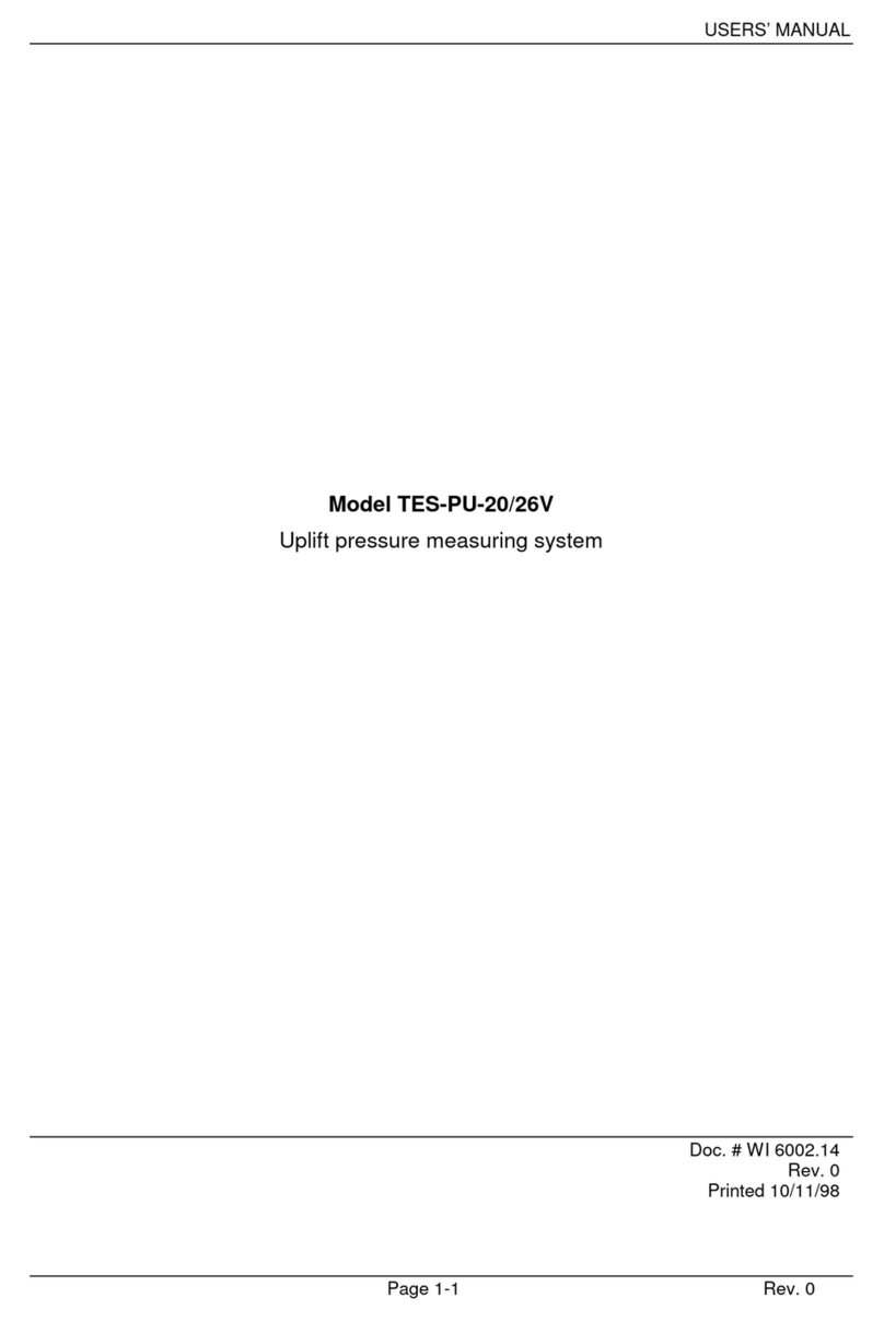 Tritech TES-PU20V User manual
