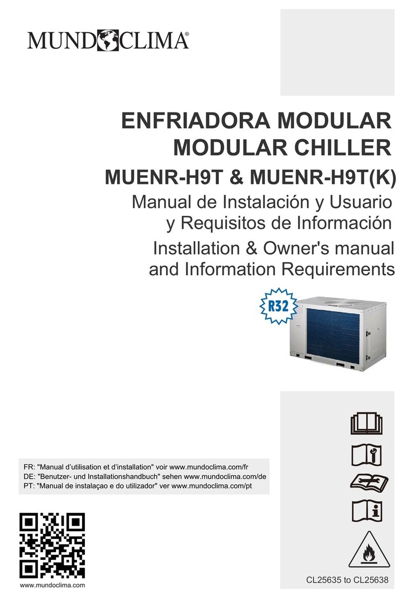 mundoclima MUENR-H9T Installation & owner's manual mundoclima MUENR-H9T Installation & owner's manual