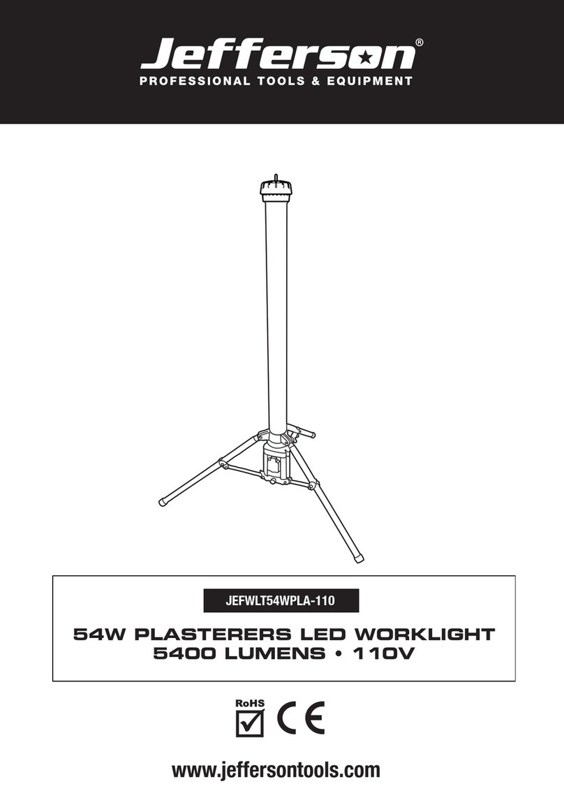 Jefferson Professional Tools & Equipment JEFWLT54WPLA-110 user guide