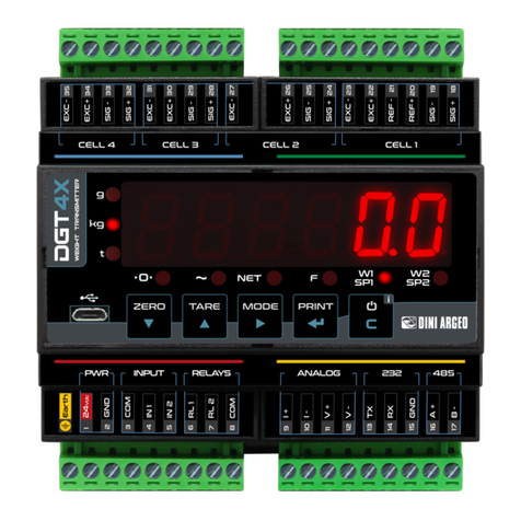 Dini Argeo DGT4X User manual