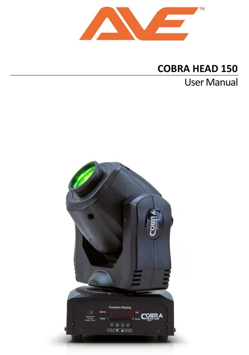 AVE COBRA HEAD 150 user manual