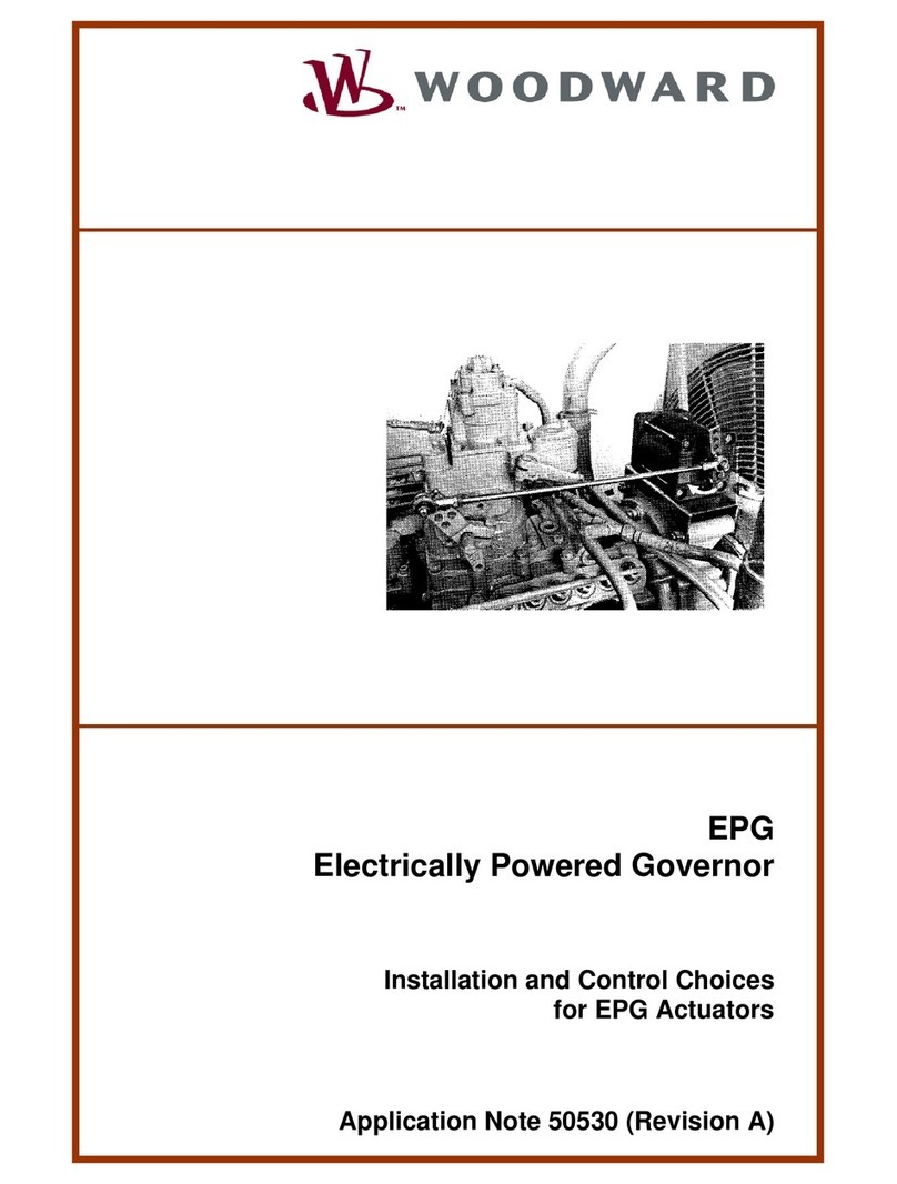 Woodward EPG 512 Installation and Control Choices
