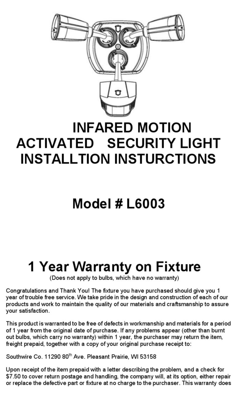 Southwire L6003 installation instructions