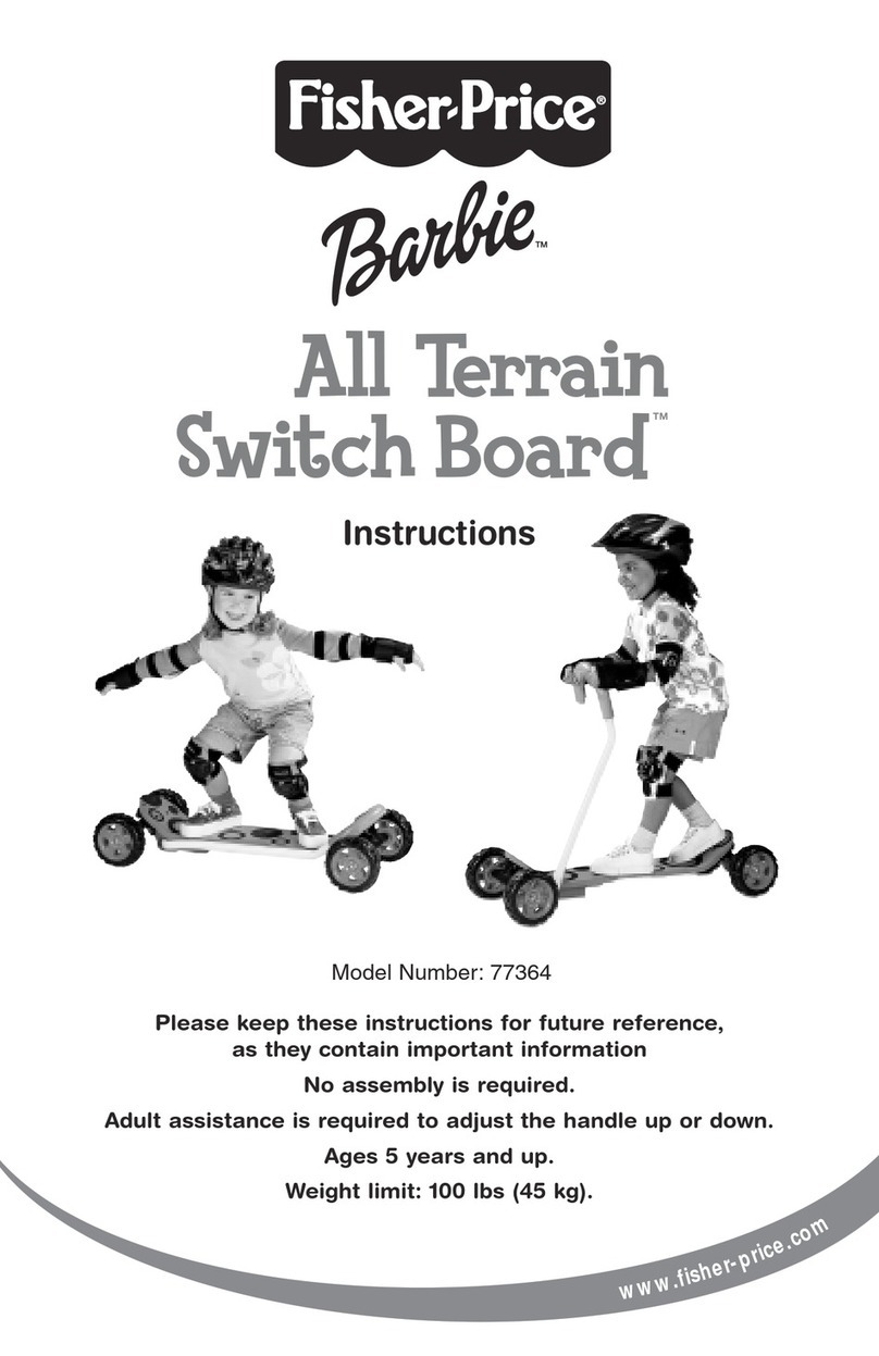 Fisher-Price Barbie All Terrain Switch Board 77364 instructions