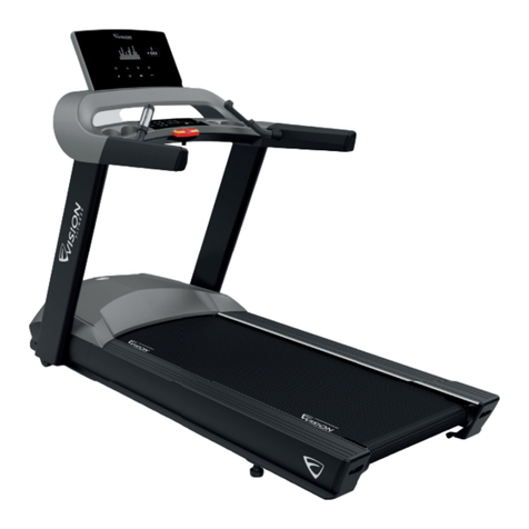 Vision Fitness T600 manual