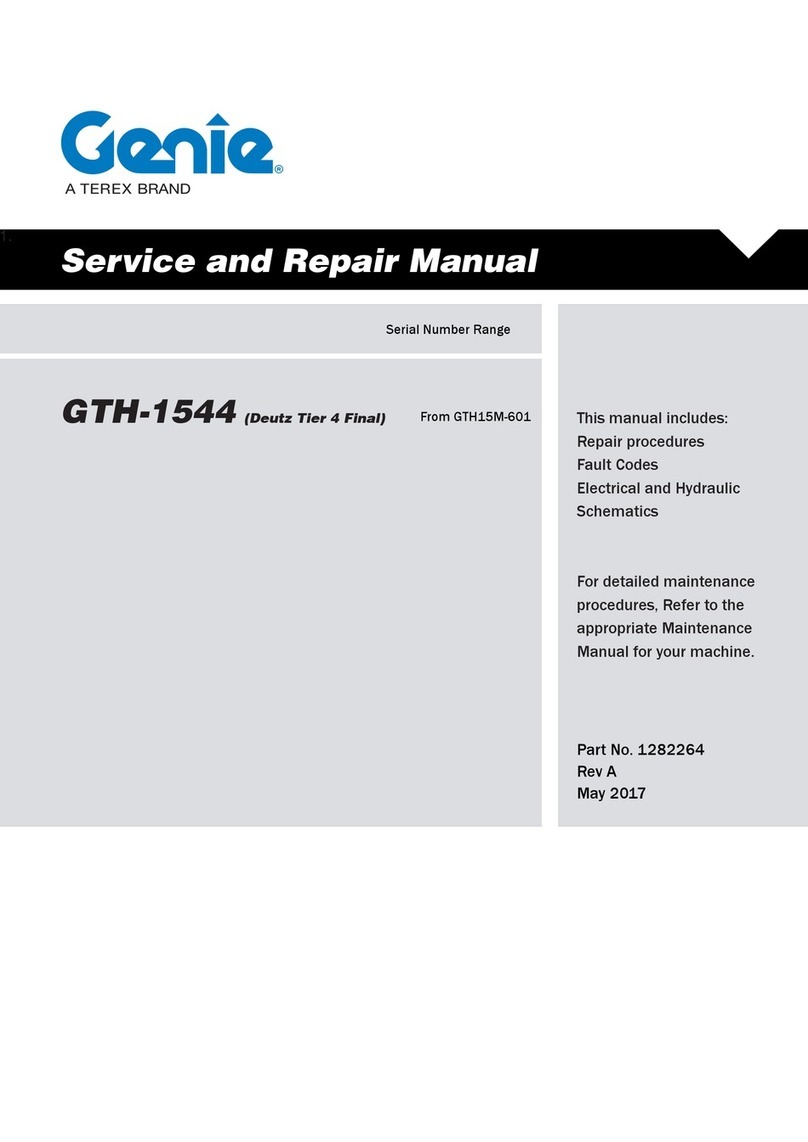 Terex Genie GTH-1544 Service and repair manual